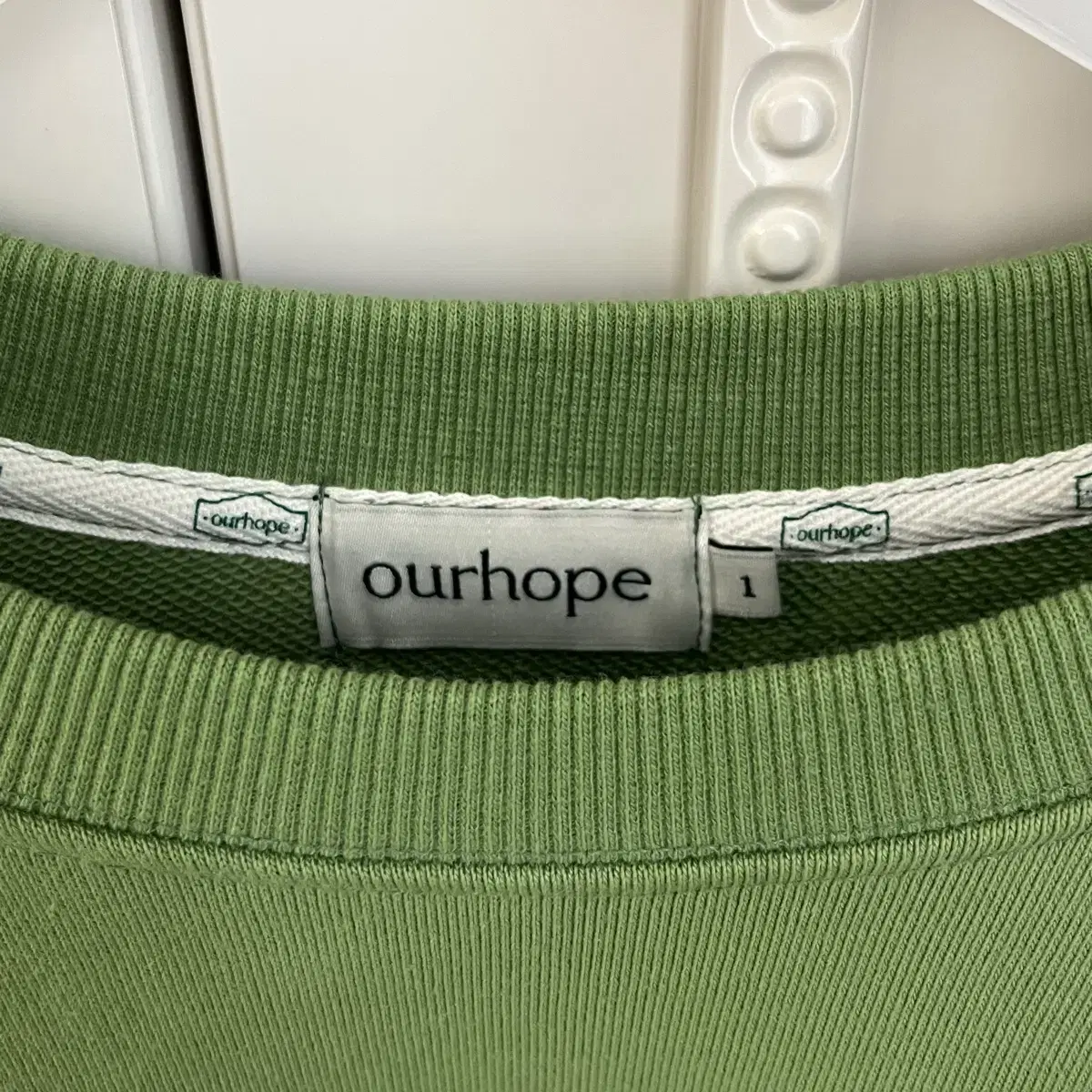 아워호프 ourhope 맨투맨 moss green