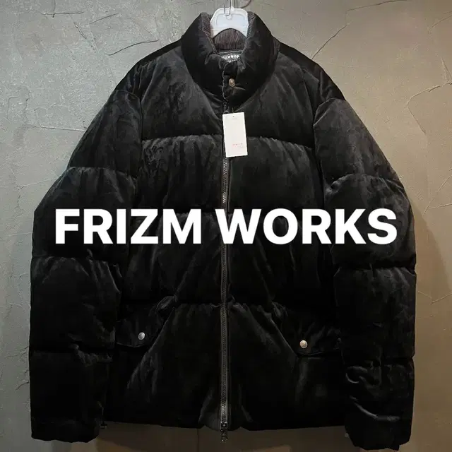 [M] FRIZM WORKS 프리즘웍스 벨벳 패딩