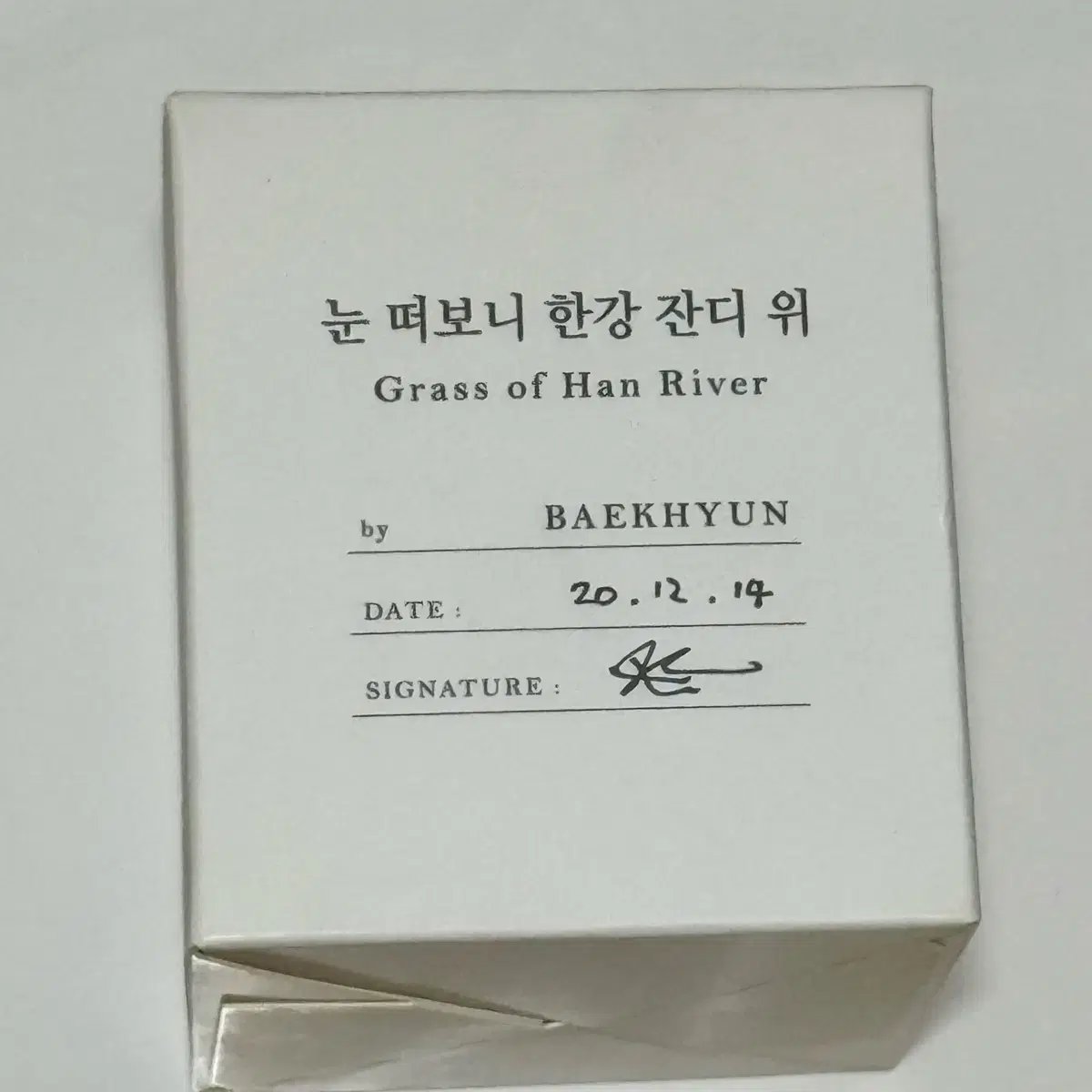 Baekhyun byun baekhyun exo Scented candle by Lycon Goods Waking up, I saw the Han River grass.