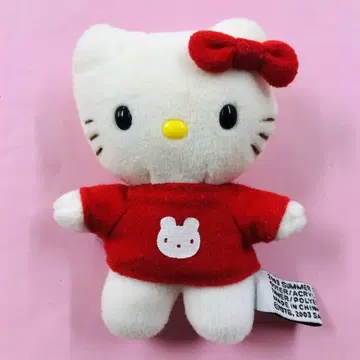 초레어 2003년산 헬로키티 해수욕장 곰 마 스캇 봉제 인형