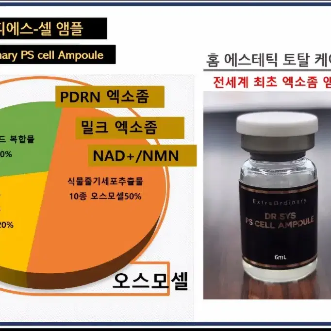 닥터시스 EX 피에스셀 앰플 20개+앰플기계..미백.탄력.주름