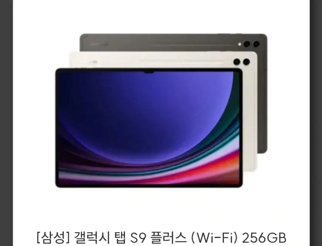 갤럭시 탭 S9 플러스 (Wi-Fi) 256GB SM-X810NZ  새제