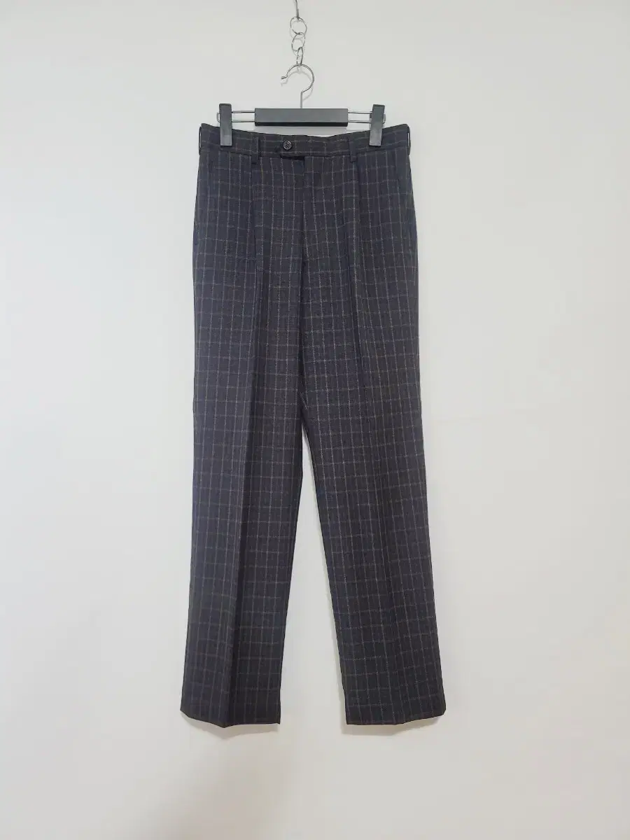 DAMODEL Men's checked slacks in wool for DAMODEL