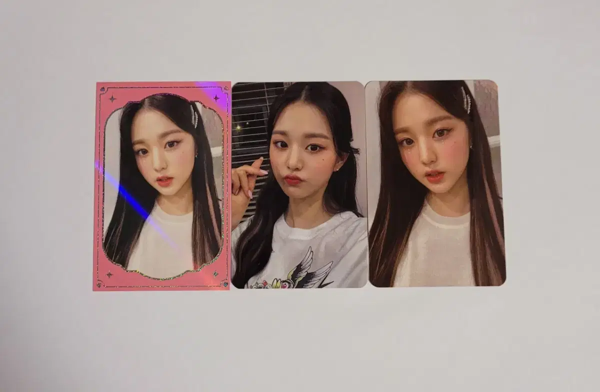 iz*one ive jang wonyoung fairytale unreleased photocard borders photocard sets