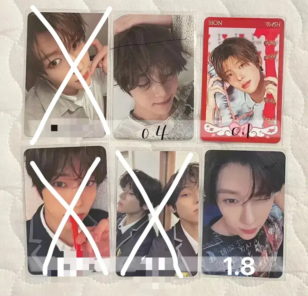 NCT wish sion photocard ktwon4u Dimamu with muu beatroad TC