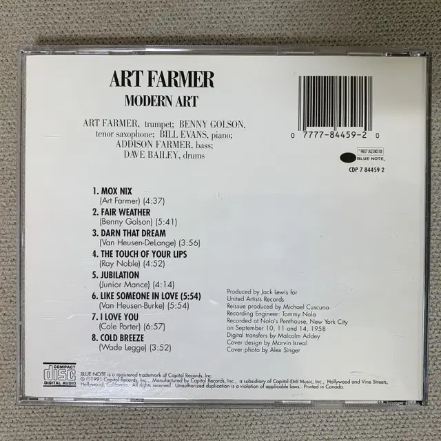 [CD] Art Farmer - Modern Art