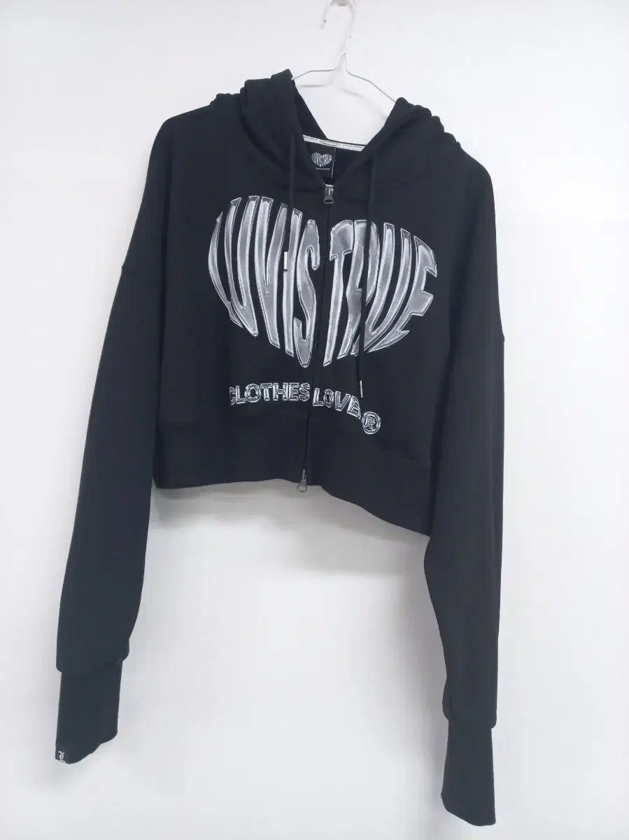 Love It To Lew Crop Hoodie Zip Up (FREE)