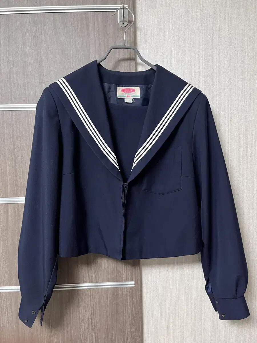 Sailor suit. Japanese school uniform.