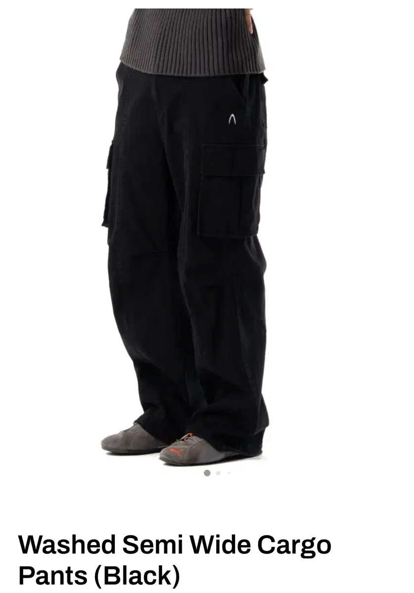 아캄 카고 팬츠 aakam semi wide cargo pants