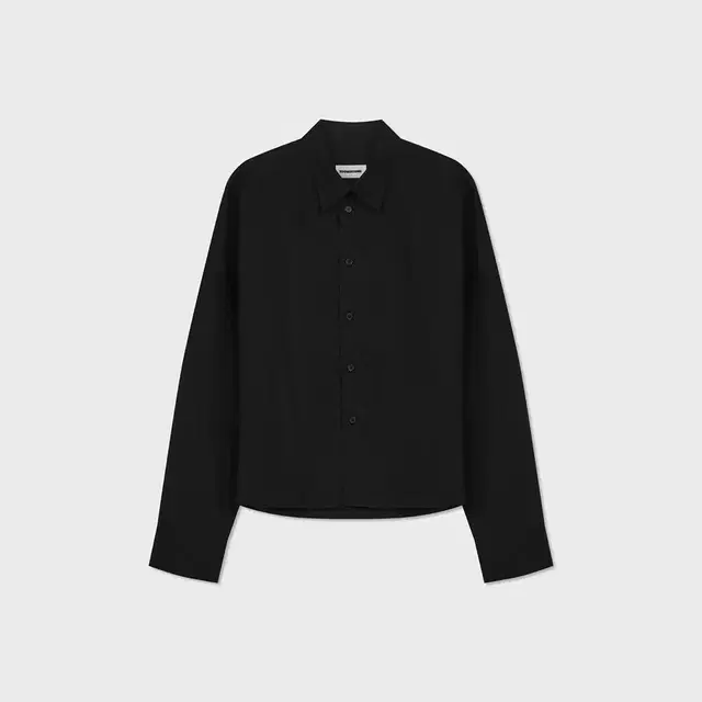 구민성 koominsung cropped shirt black s