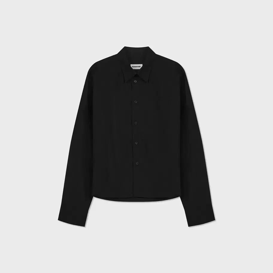 구민성 koominsung cropped shirt black s