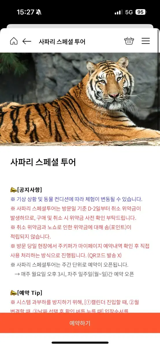 에버랜드 사파리투어 10.25