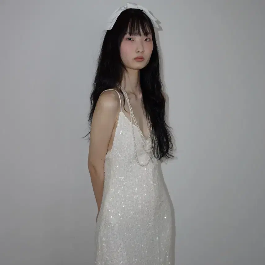 르콩 Spangled Cocktail Long Dress