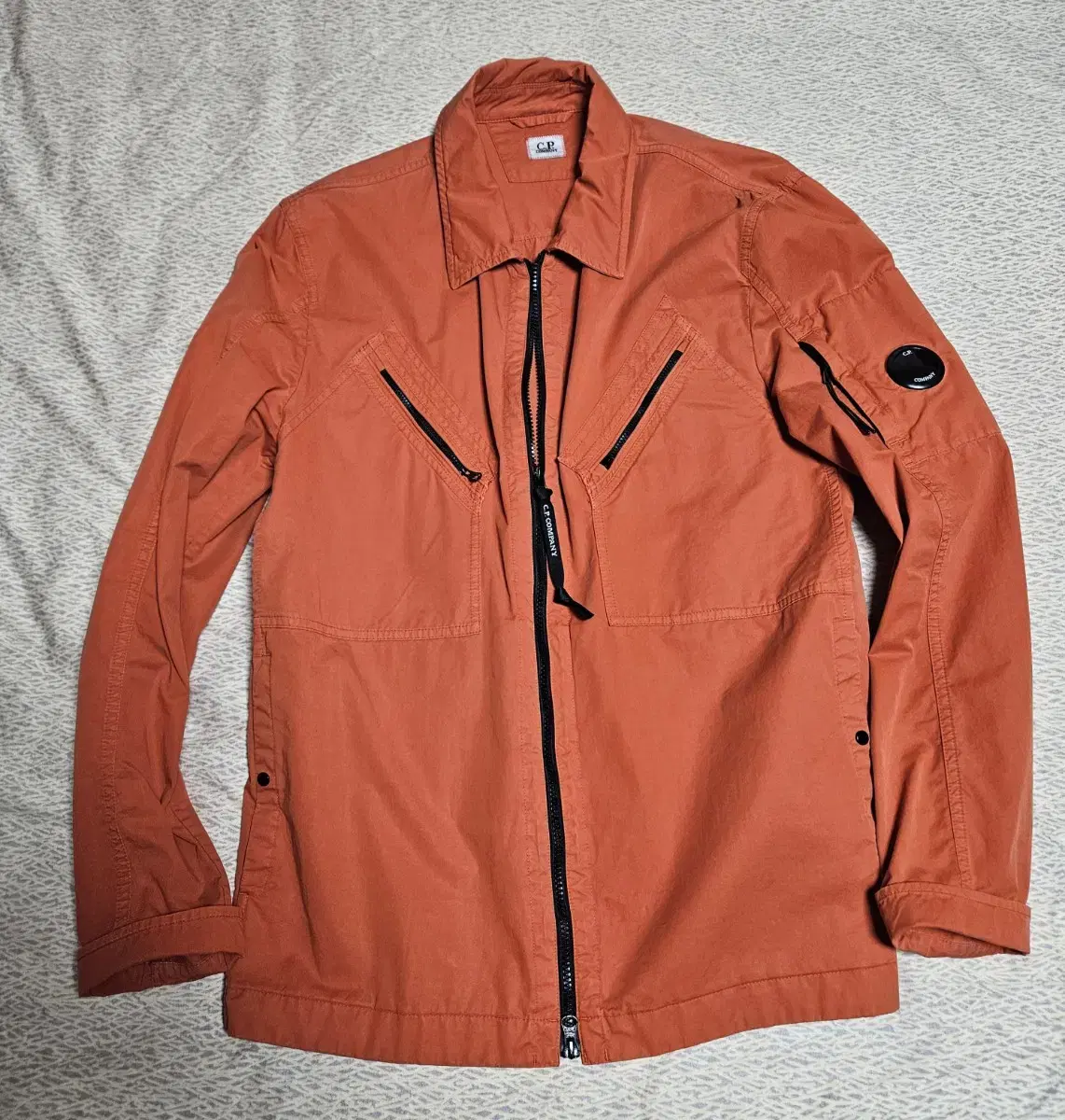 CP Company Garment Dyed Cotton Ren ZIP Overshirt