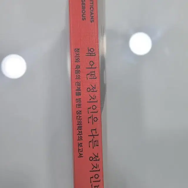 도서 "왜 어떤 정치인은 다른 정치인보다 위험한가"- 제임스 길리건