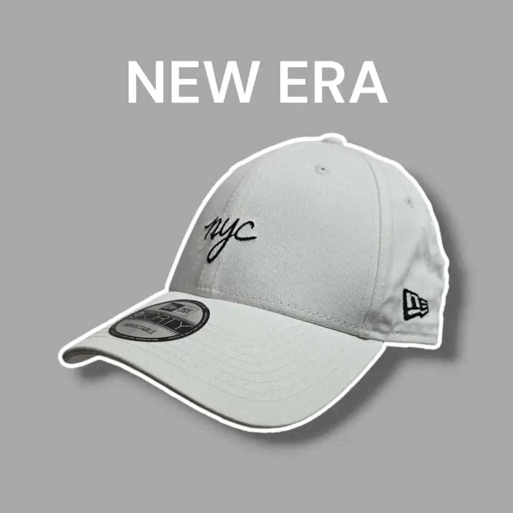 NEWERA 뉴에라 핸드드로잉 볼캡 화이트 /1014