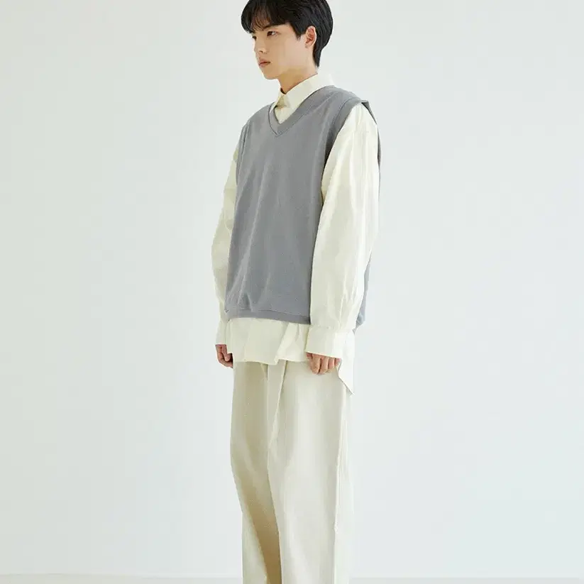 제로 남성 면바지 Bermuda One Tuck Cotton Pants