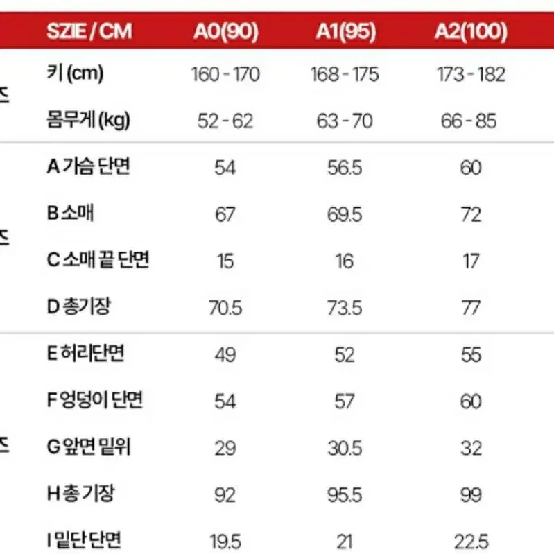 스파이더도복 흰색 새상품 A1 바지만 단독 판매 radpad