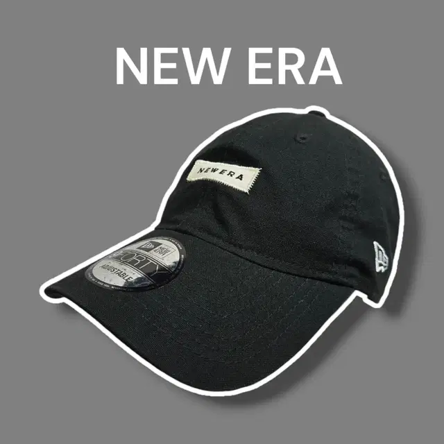 NEWERA 뉴에라 워시드 덕 캔버스 볼캡 블랙 /1014