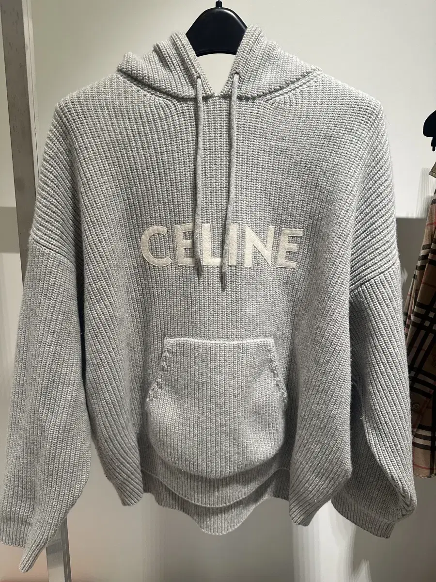 Seline knitted hoodie gray