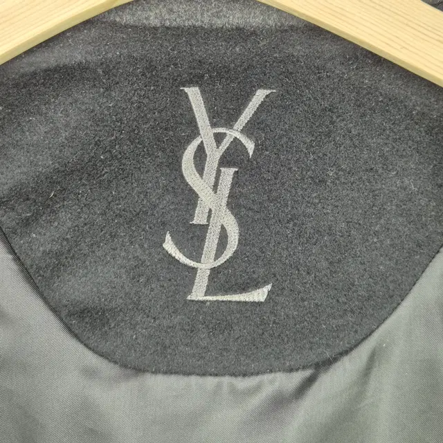 [105] YSL 입생로랑 차콜 캐시미어 블렌드 울 자켓