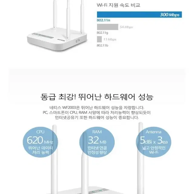 (택포) netis 네티스 유무선 공유기 ^ㅁ^