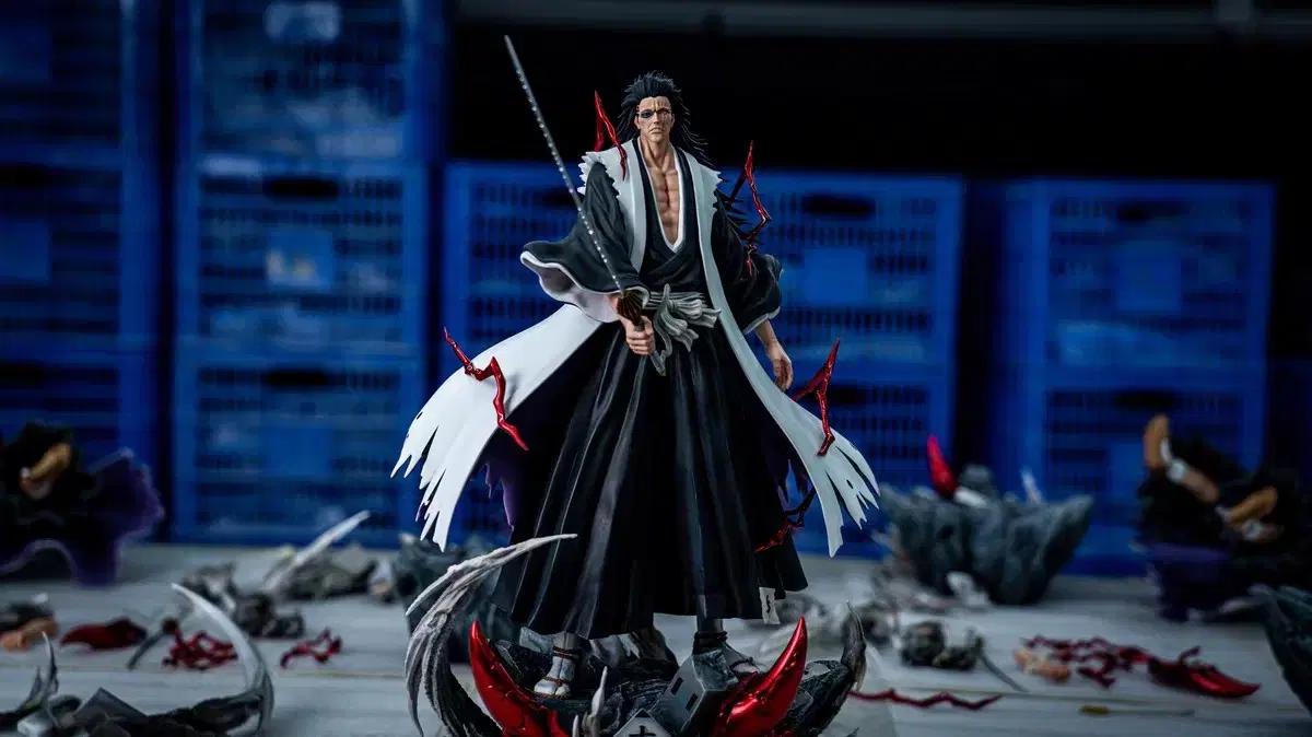 (Spot)IW Jaraki Kenpachi Resin Statue Bleach Figure Bleach Resin