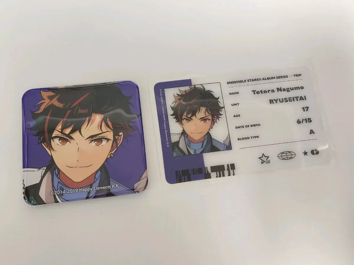 Angsta Meteor Belt Trip Tetora ID Card + Badge