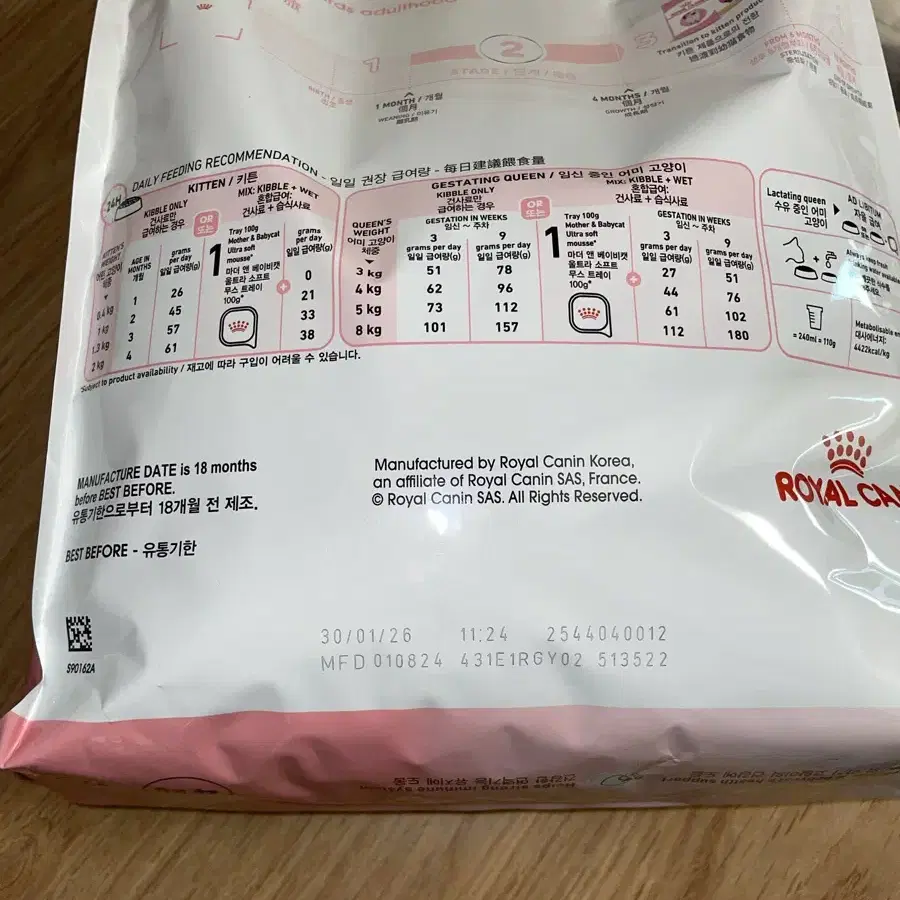 로얄캐닌 베이비캣 4kg