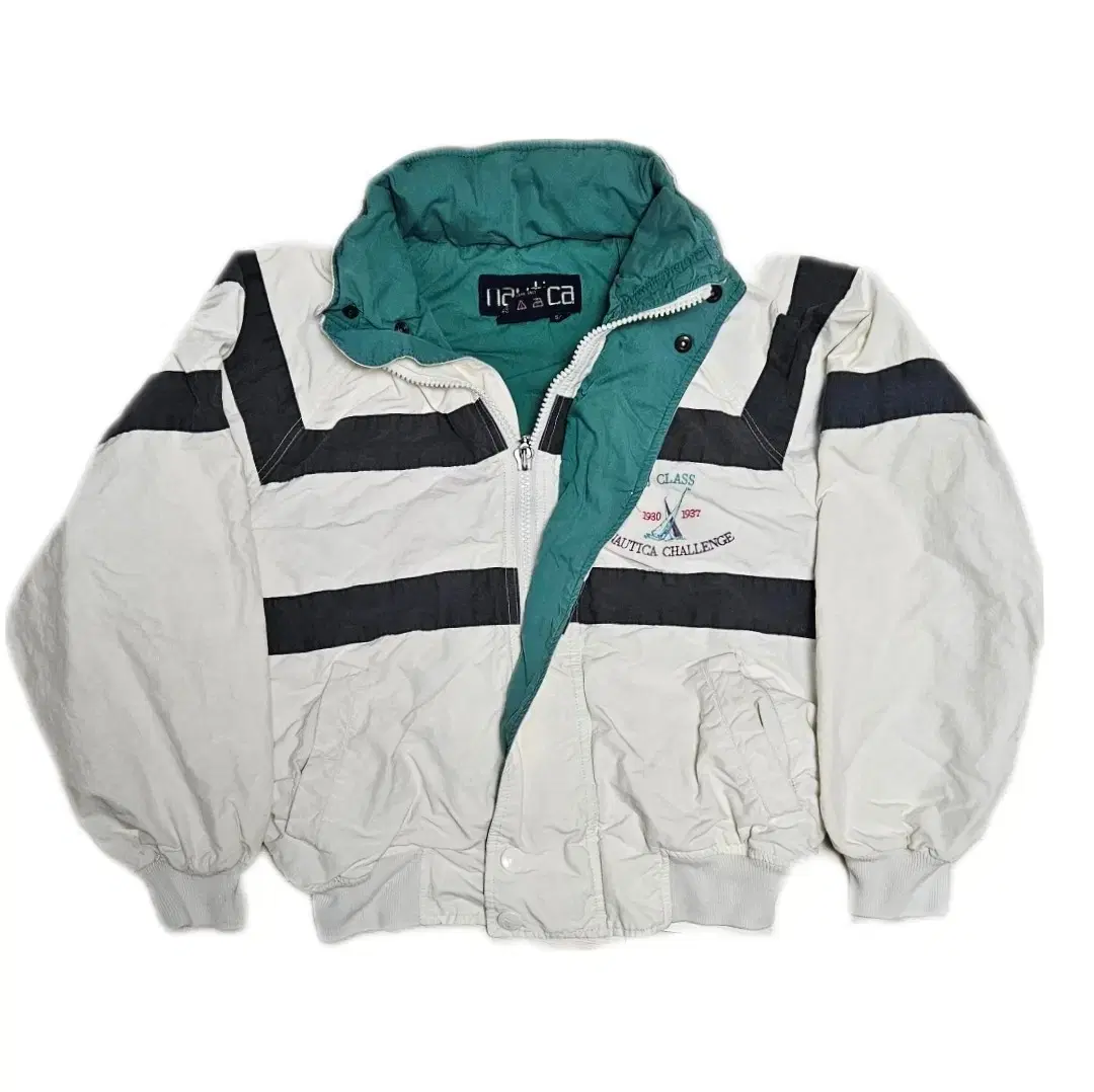 80s Nautica J-Class Bloomin' Style Windbreaker