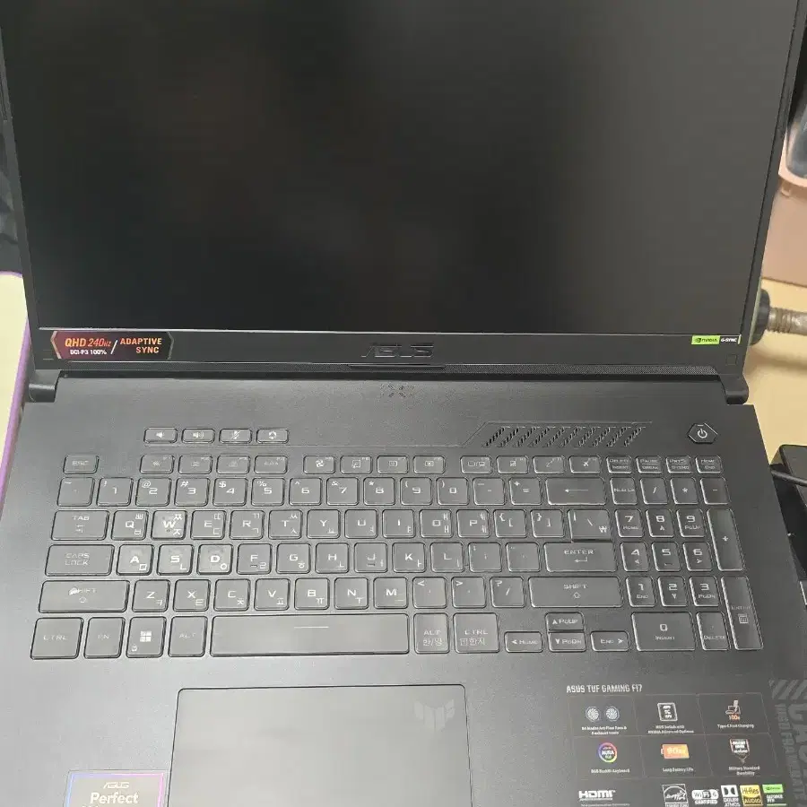 아수스 ASUS TUF F17 게이밍노트북 팔아요^^!