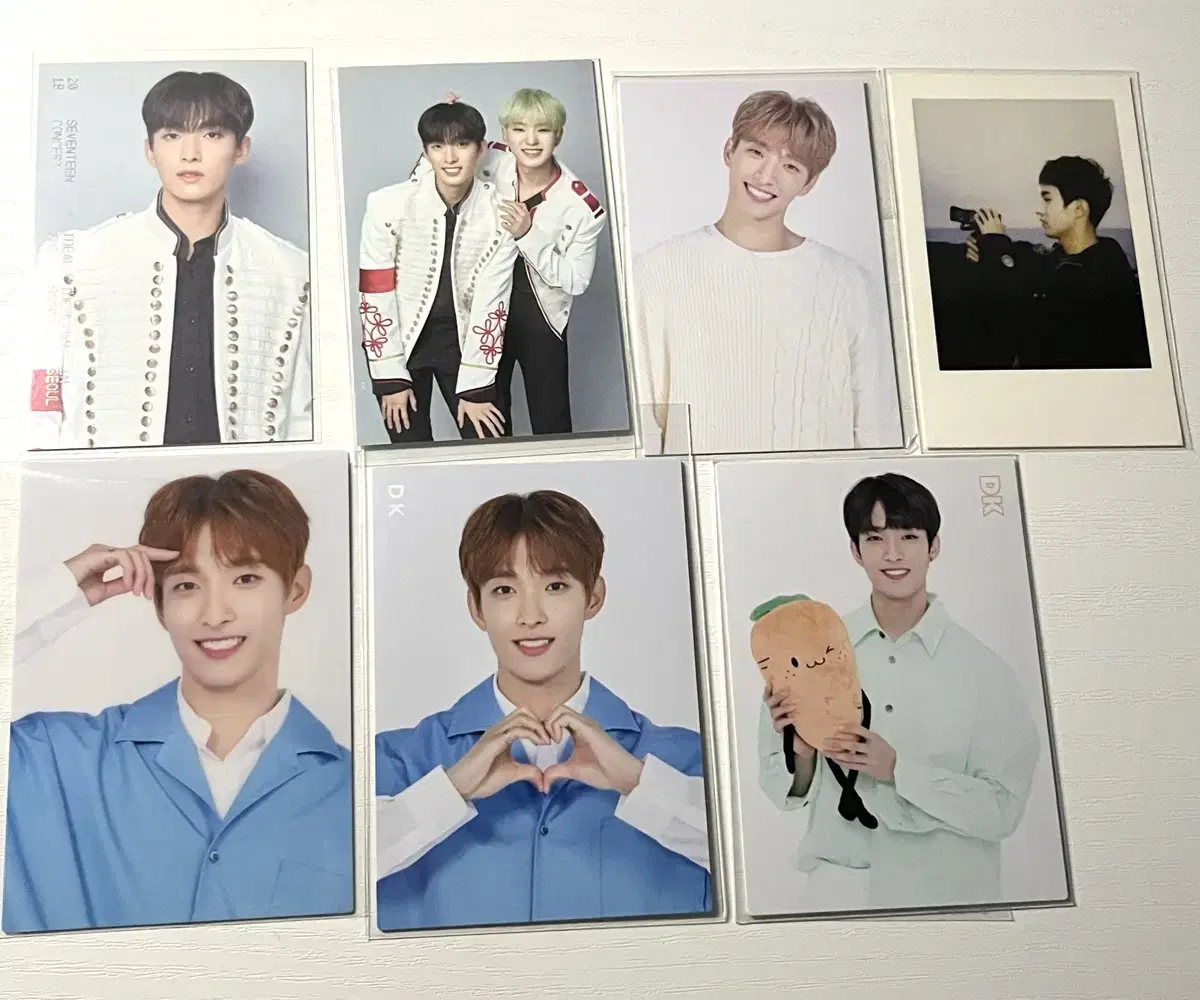 Seventeen dk lee seongmin tc Korea Japan Ideal Cut Two Shot hoshi pola Carrot