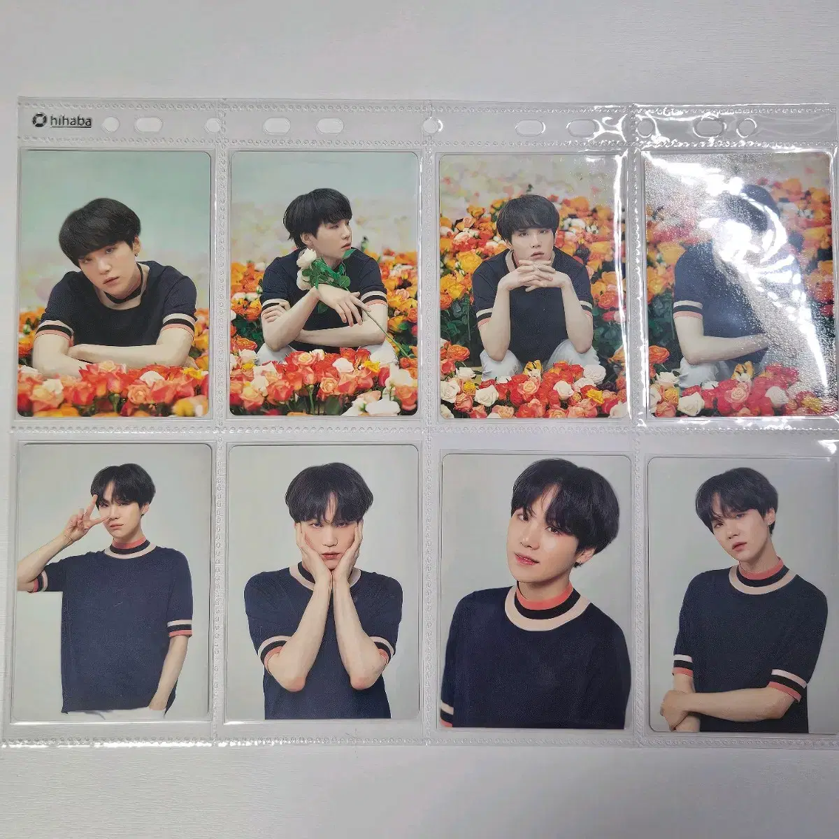 Sources bts min yoongi suga Mini photocard Japanese russelcorn de ball sell WTS