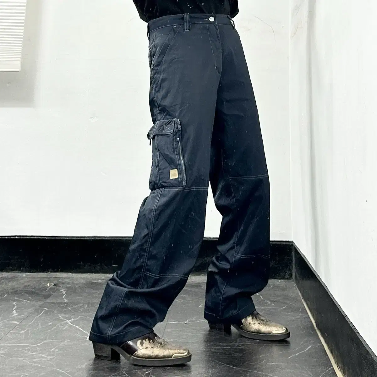 Quicksilver Nylon Wide Cargo Pants