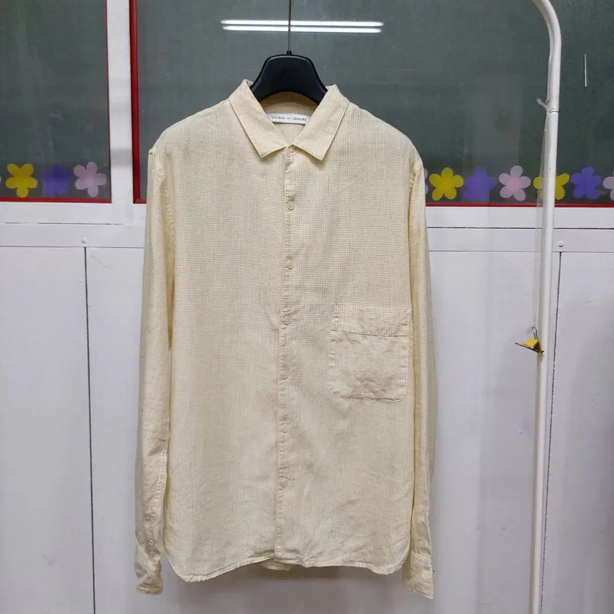 Uniqlox Hermès Linen shirt MenL 4j14