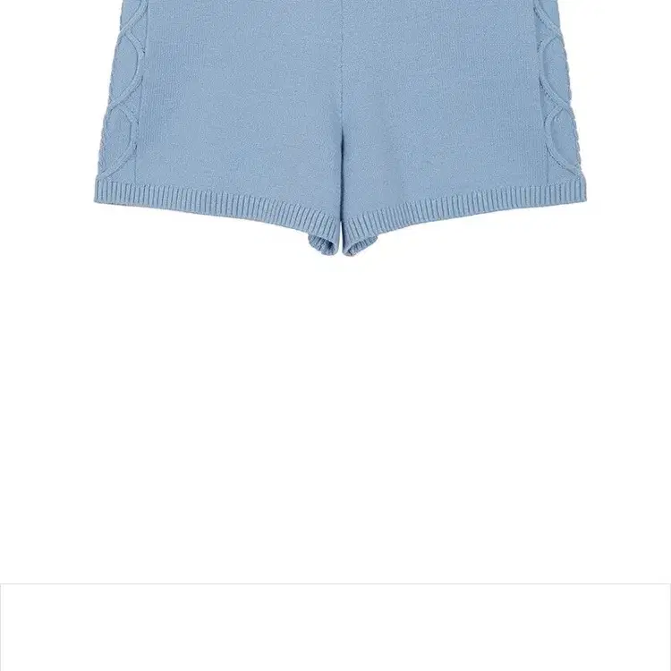 레이브 Knit Short Pants in Blue VK3ML042-22