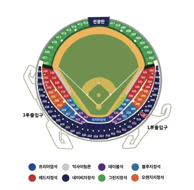 삼성 vs LG 플레이오프 PO 플옵 3차전 양도