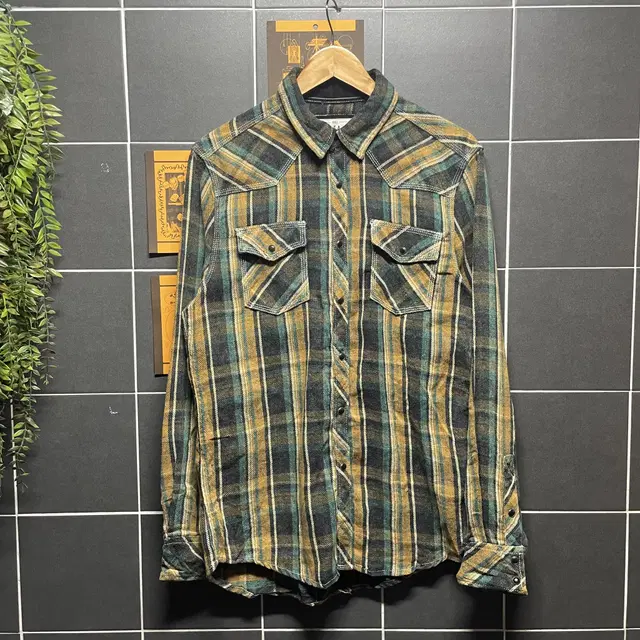 Vintage Flannel Shirt [L] 빈티지 플란넬 웨스턴셔츠