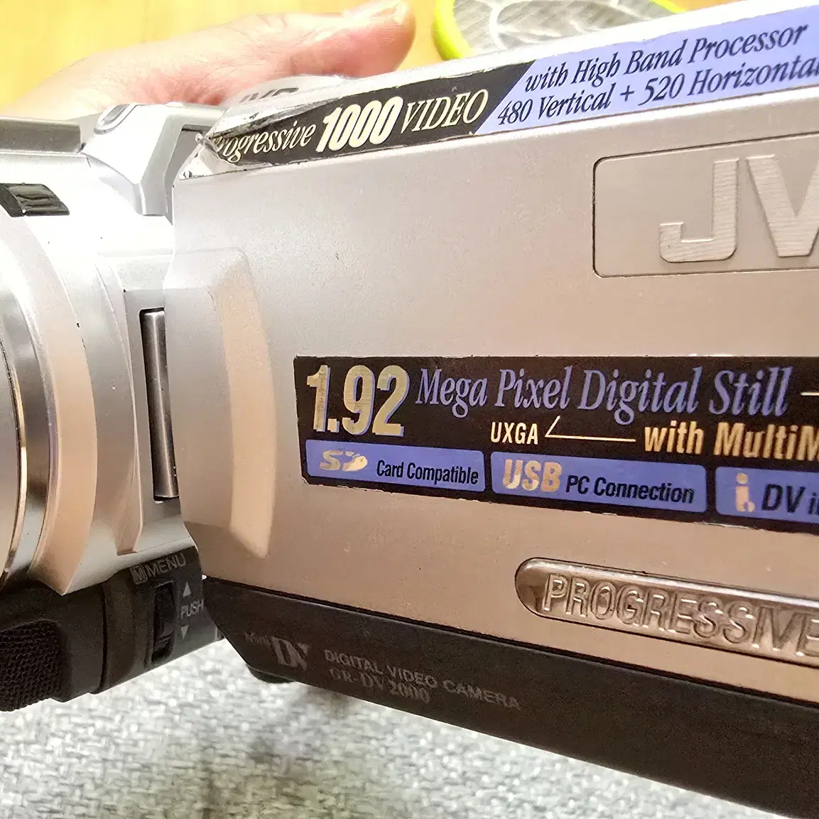 빈티지캠코더 JVC DV디지털캠코더 GR-DV2000(SD카드도사용가능)