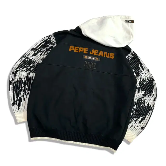 PEPE JEANS 페페진스 니트소매 힙합 후드집업