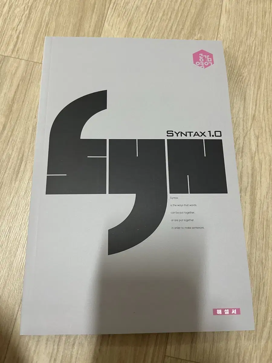 이명학 신택스 syntax 1.0 해설서