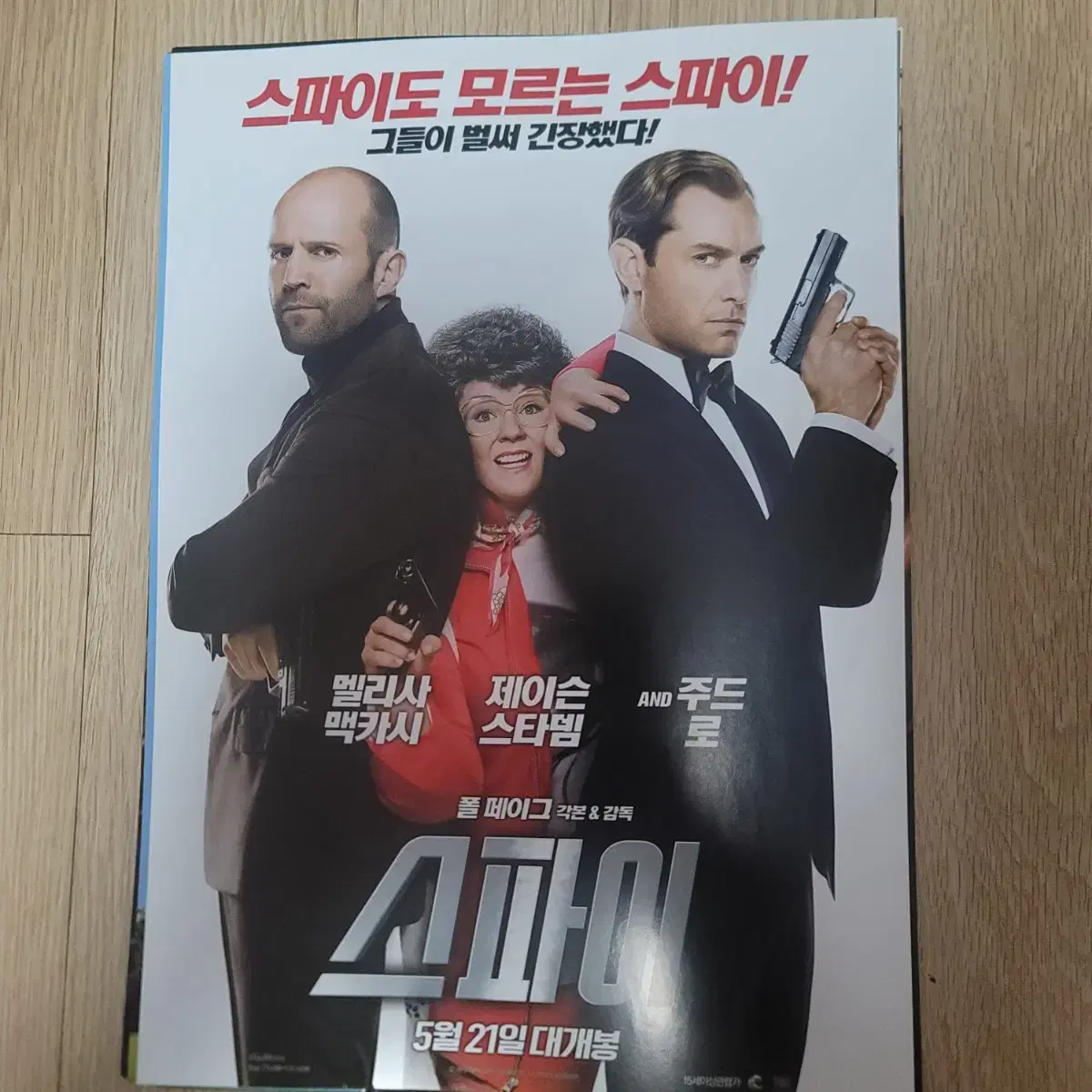 Spy Movie poster Pamphlet Flyer