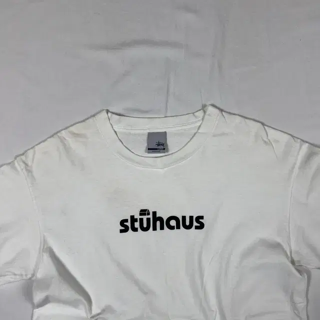 90s 스투시 stussy stuhaus 로고 반팔티