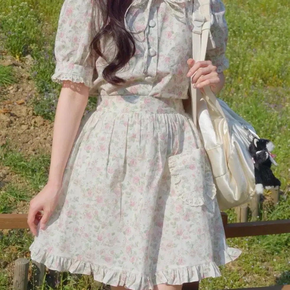 달링스튜디오 Vintage rose two piece