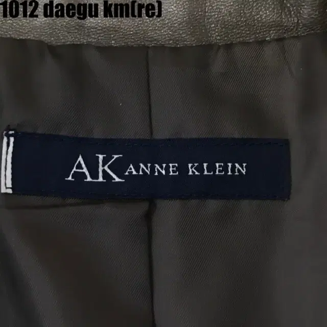 Anne klein 양가죽 레더 양가죽 코트 S