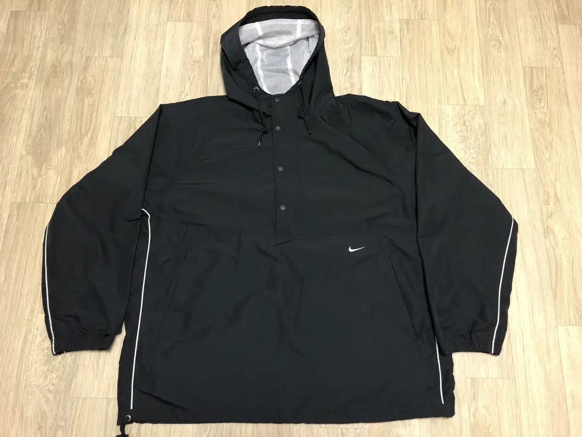 Nike Swoosh Middle Logo Anorak Black