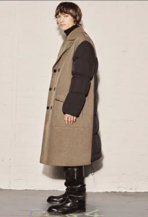 (New) Zara SRPLS Duck Down Mix Padded Double Coat 105