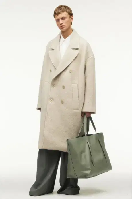 (NEW) Zara Limited Edition 100% Wool Overcoat Overfit Double Coat(RRP 49.9)