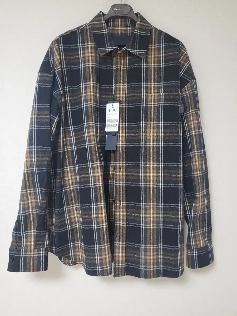 [46] Junji Brown Check Shirt 23FW