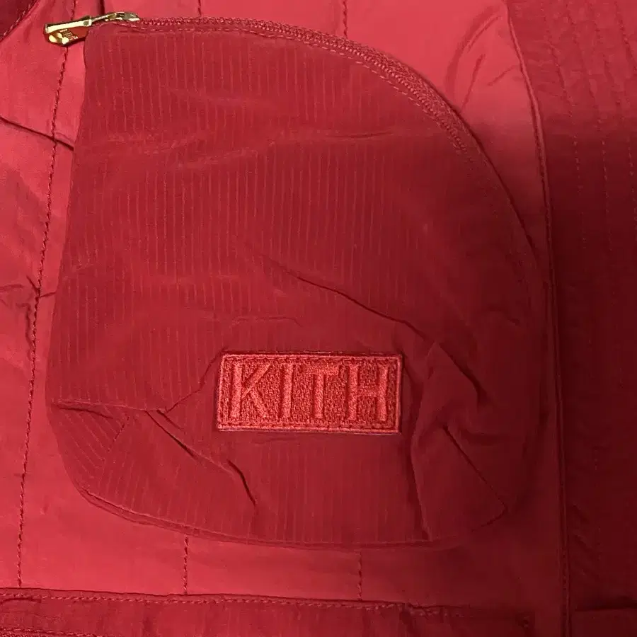 키스 KITH Nylon Quilted Tactical Vest 'Red